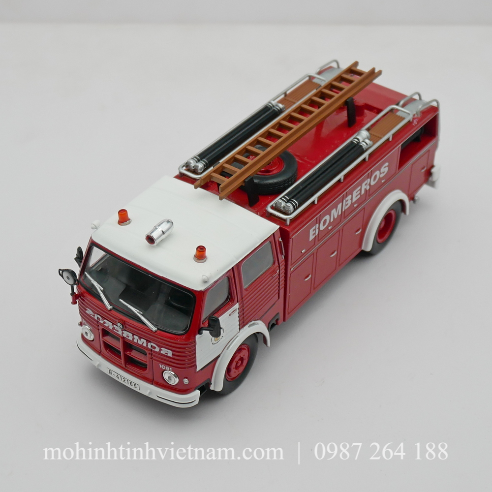MÔ HÌNH XE CỨU HỎA PEGASO 1091/1 TANKER 1963 (ĐỎ) 1:43 IXO