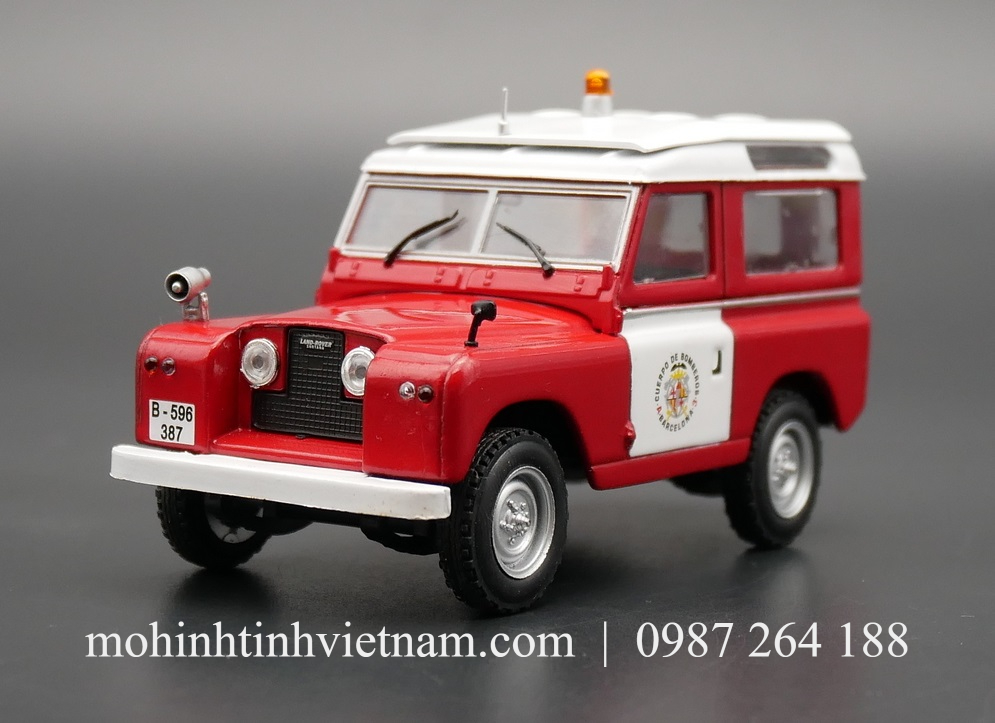 MÔ HÌNH XE CỨU HỎA LAND ROVER 1948 (ĐỎ) 1:43 IXO