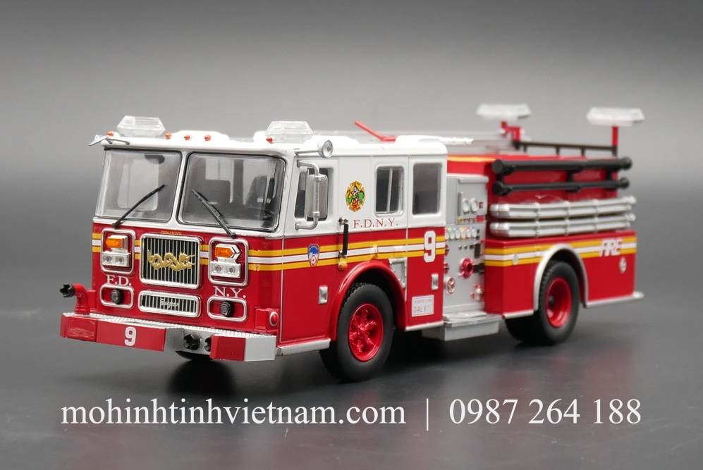 MÔ HÌNH XE CỨU HỎA SEAGRAVE FDNY (ĐỎ) 1:43 IXO