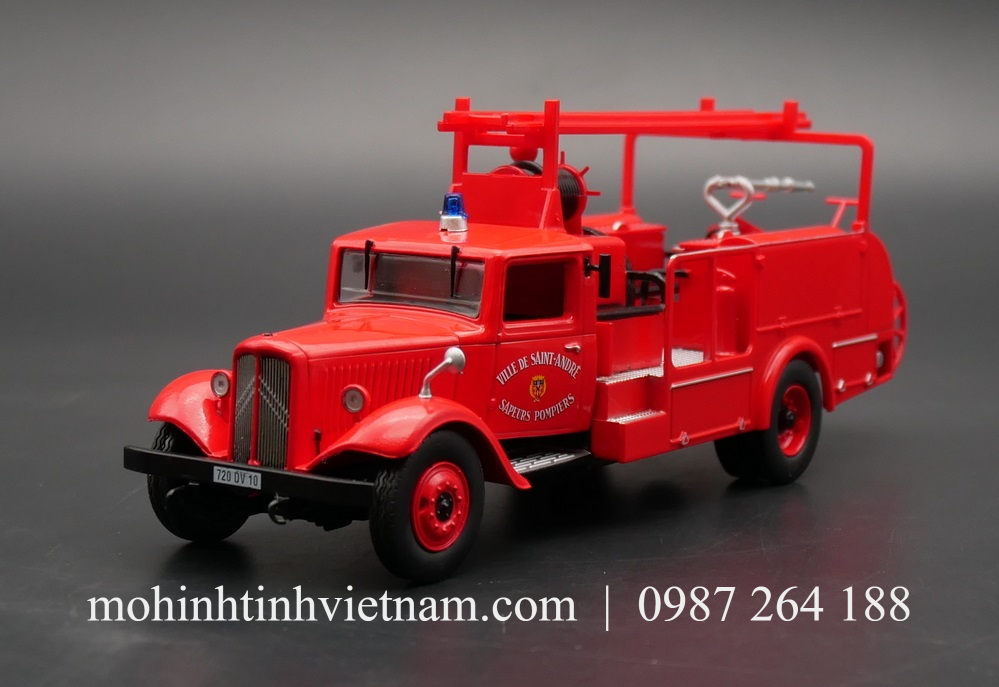 MÔ HÌNH XE CỨU HỎA CITROEN P45 (ĐỎ) 1:43 IXO