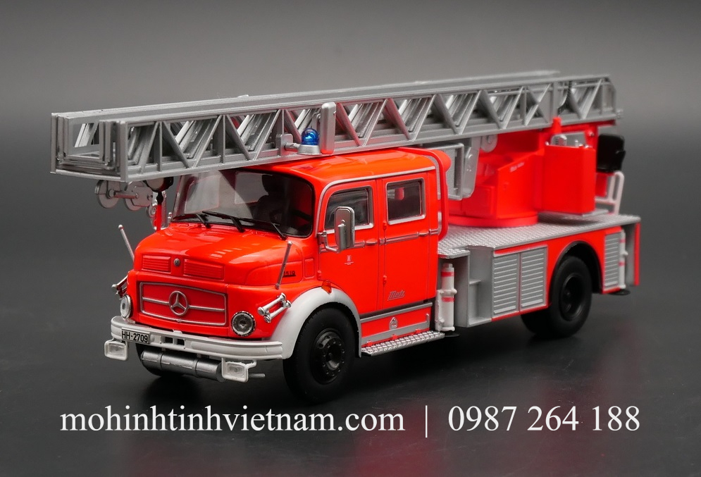 MÔ HÌNH XE CỨU HỎA MERCEDES-BENZ L1519 (ĐỎ) 1:43 IXO