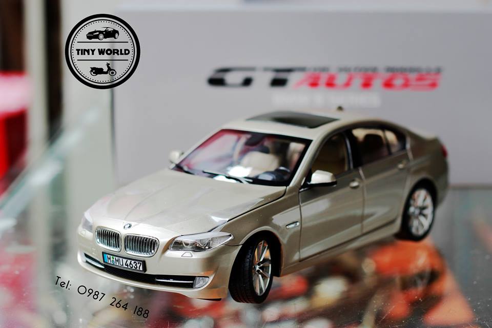 MÔ HÌNH Ô TÔ BMW 5 SERIES (GOLD) 1:18 GTAUTOS