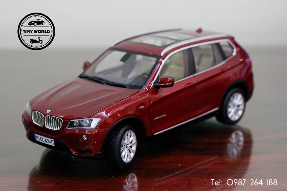 MÔ HÌNH Ô TÔ BMW X3 (ĐỎ) 1:18 RMZ