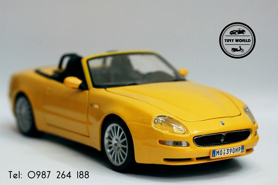 MÔ HÌNH Ô TÔ MASERATI SPYDER (VÀNG) 1:18 MAISTO