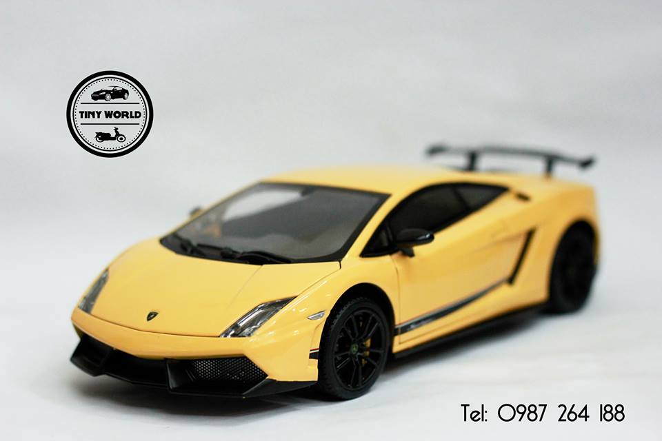 MÔ HÌNH Ô TÔ LAMBORGHINI GALLARDO LP570-4 (VÀNG) 1:18 KAIDIWEI