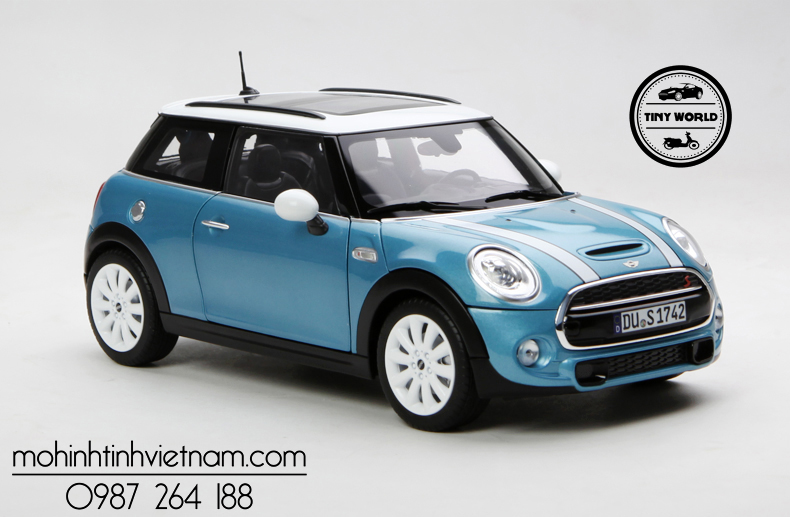 MÔ HÌNH Ô TÔ MINI COOPER S 2015 (XANH) 1:18 NOREV