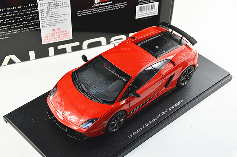 MÔ HÌNH Ô TÔ LAMBORGHINI GALLARDO LP570-4 (ĐỎ) 1:18 AUTOART