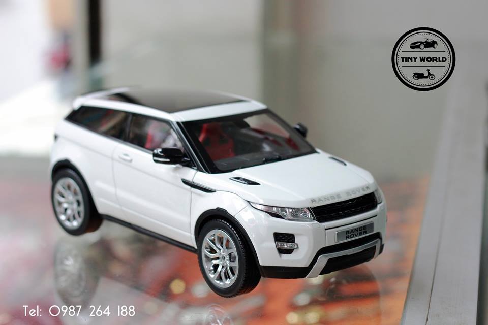 MÔ HÌNH Ô TÔ LAND ROVER EVOQUE (TRẮNG) 1:18 GTAUTOS