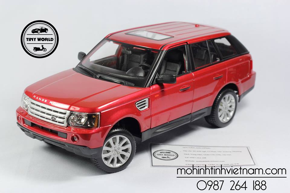 MÔ HÌNH Ô TÔ LAND ROVER RANGE ROVER (ĐỎ) 1:18 MAISTO