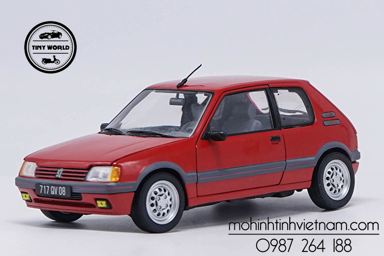 MÔ HÌNH Ô TÔ PEUGEOT 205 GTI (ĐỎ) 1:18 NOREV
