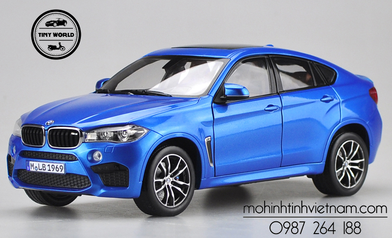 MÔ HÌNH Ô TÔ BMW X6M 2016 (XANH) 1:18 PARAGON