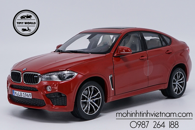 MÔ HÌNH Ô TÔ BMW X6M 2016 (ĐỎ) 1:18 PARAGON