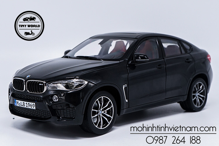 MÔ HÌNH Ô TÔ BMW X6M 2016 (ĐEN) 1:18 PARAGON