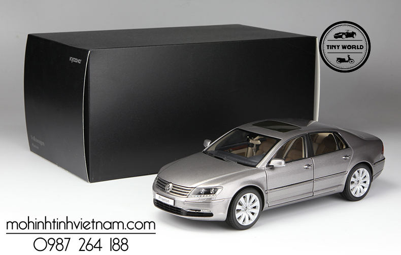 MÔ HÌNH Ô TÔ VOLKSWAGEN PHAETON (XÁM) 1:18 KYOSHO