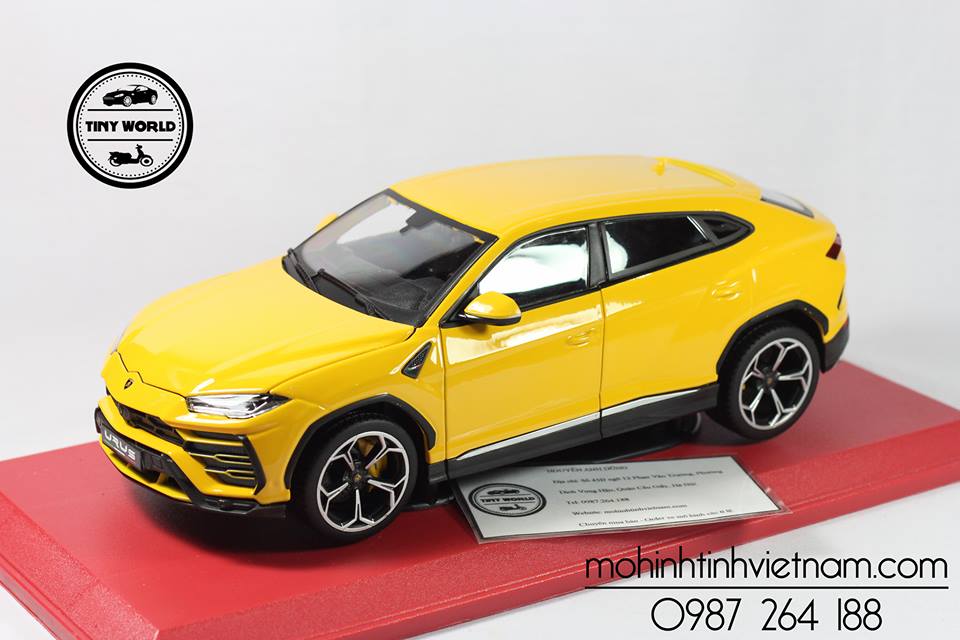 MÔ HÌNH Ô TÔ LAMBORGHINI URUS (VÀNG) 1:18 BBURAGO