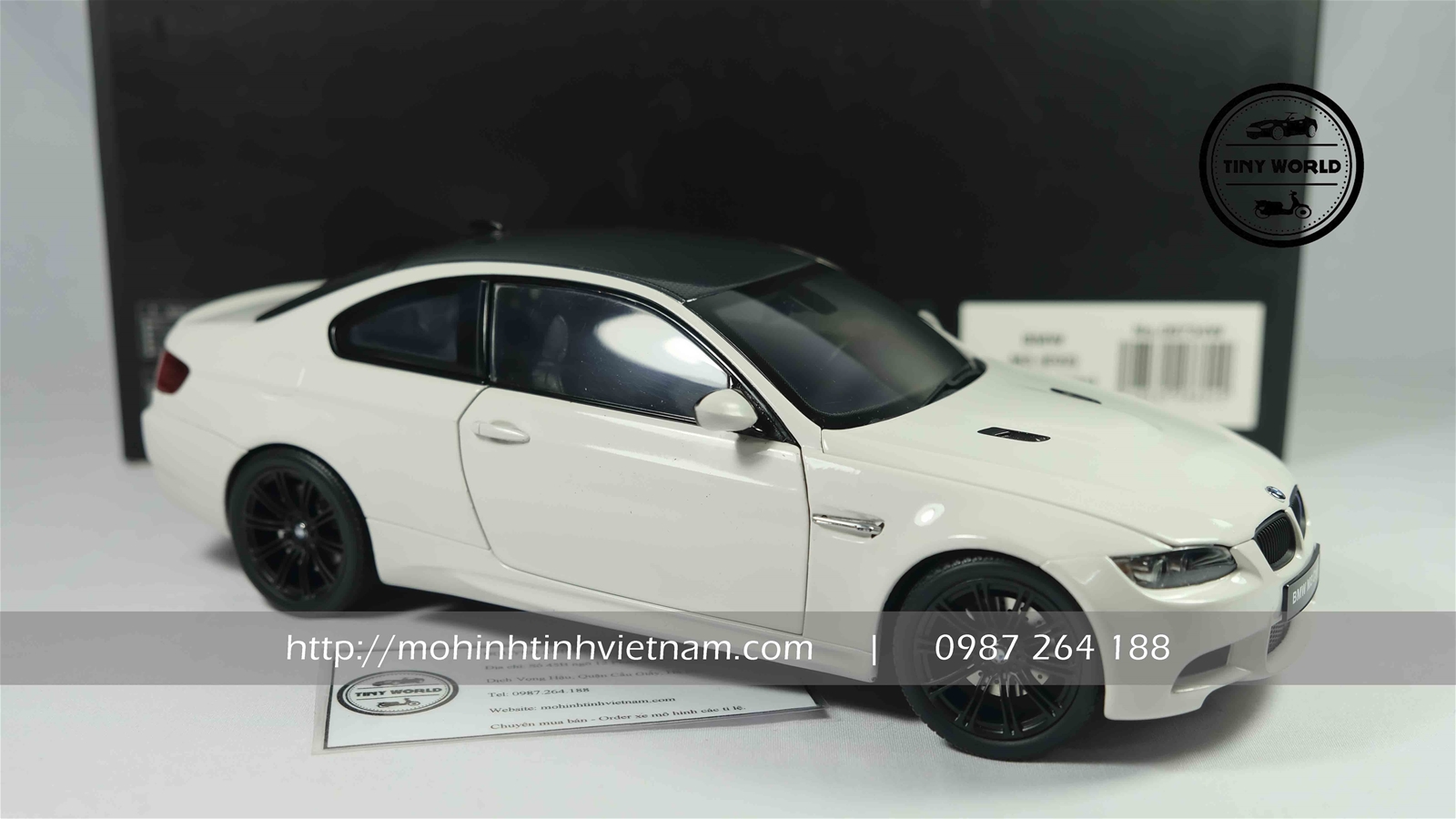 MÔ HÌNH Ô TÔ BMW E92 M3 (TRẮNG) 1:18 KYOSHO