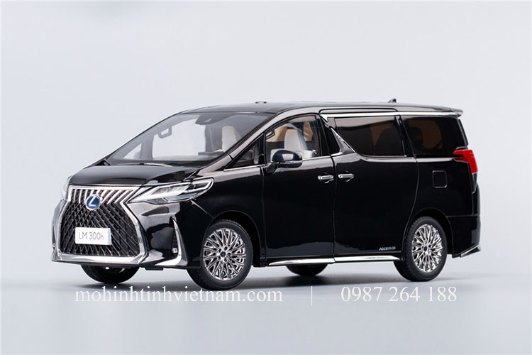 MÔ HÌNH Ô TÔ LEXUS LM300H (ĐEN) 1:18 KENGFAI