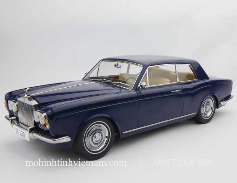 MÔ HÌNH Ô TÔ ROLLS ROYCE SILVER SHADOW MPW 2-DOOR COUPE (XANH) 1:18 PARAGON