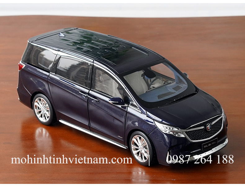 MÔ HÌNH Ô TÔ BUICK GL8 2020 (XANH) 1:18 DEALER