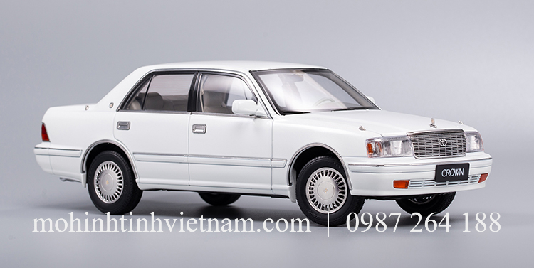 MÔ HÌNH Ô TÔ TOYOTA CROWN 155 (TRẮNG) 1:18 KENGFAI