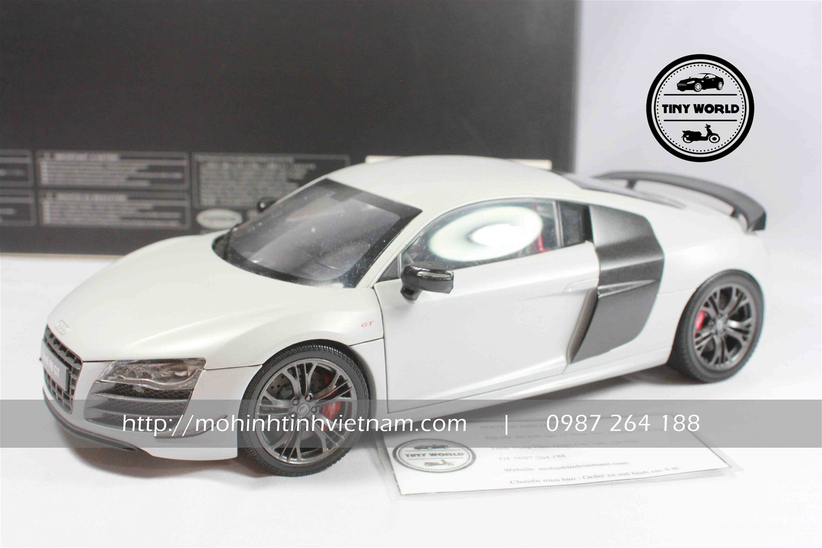 MÔ HÌNH Ô TÔ AUDI R8 GT (SUZUKA GREY) 1:18 KYOSHO
