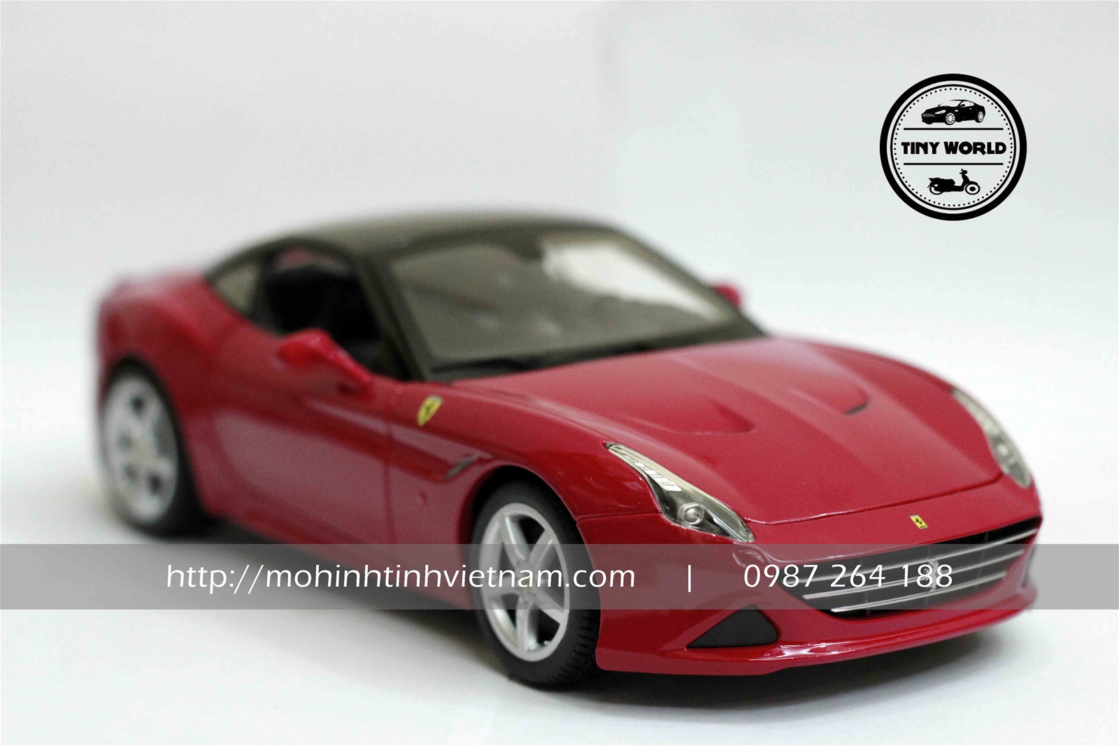 MÔ HÌNH Ô TÔ FERRARI CALIFORNIA T (ĐỎ) 1:18 BBURAGO