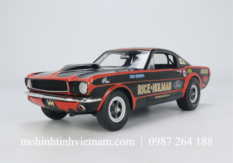 MÔ HÌNH Ô TÔ FORD MUSTANG A/FX 1965 (ĐEN) 1:18 ACME