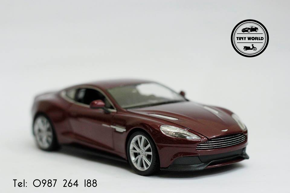 MÔ HÌNH Ô TÔ ASTON MARTIN VANQUISH (NÂU) 1:24 WELLY
