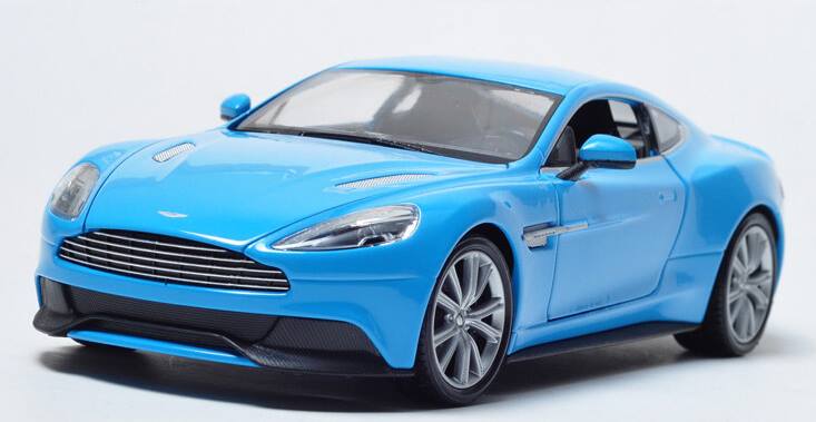 MÔ HÌNH Ô TÔ ASTON MARTIN VANQUISH (XANH) 1:24 WELLY
