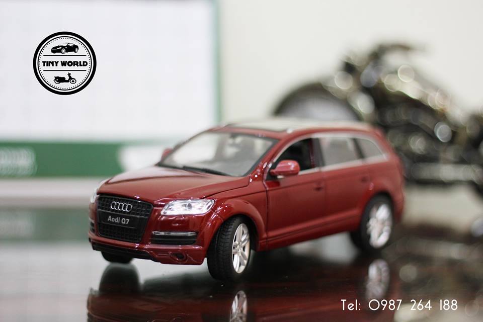 MÔ HÌNH Ô TÔ AUDI Q7 (ĐỎ) 1:24 MZ
