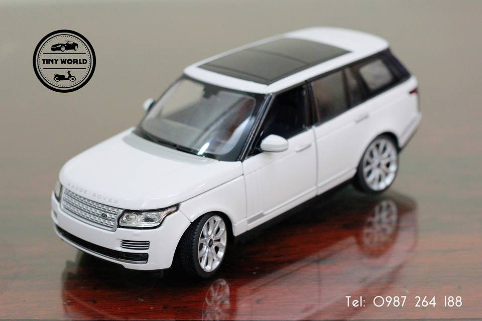 MÔ HÌNH Ô TÔ LAND ROVER RANGE ROVER 2014 (TRẮNG) 1:24 RASTAR