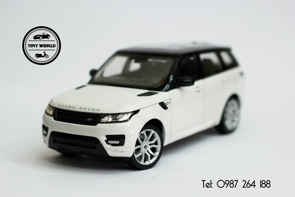 MÔ HÌNH Ô TÔ LAND ROVER RANGE ROVER SPORT (TRẮNG) 1:24 WELLY