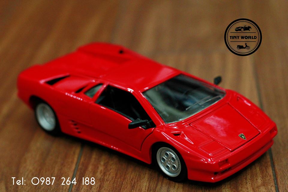 MÔ HÌNH Ô TÔ LAMBORGHINI DIABLO (ĐỎ) 1:24 MAISTO