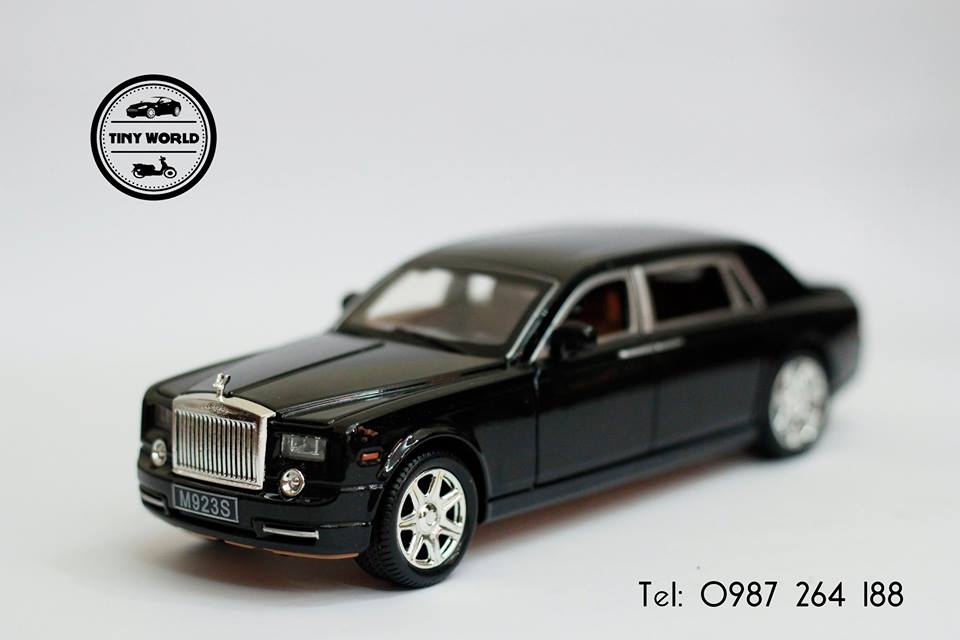 MÔ HÌNH Ô TÔ ROLLS ROYCE (ĐEN) 1:24 DIE-CAST