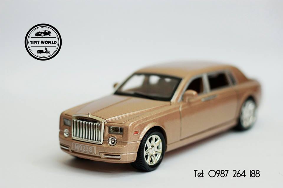 MÔ HÌNH Ô TÔ ROLLS ROYCE (GOLD) 1:24 DIE-CAST