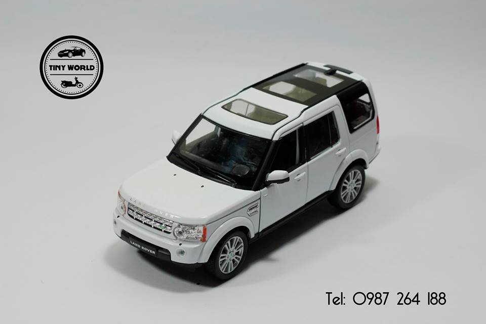 MÔ HÌNH Ô TÔ LAND ROVER DISCOVERY 4 (TRẮNG) 1:24 WELLY