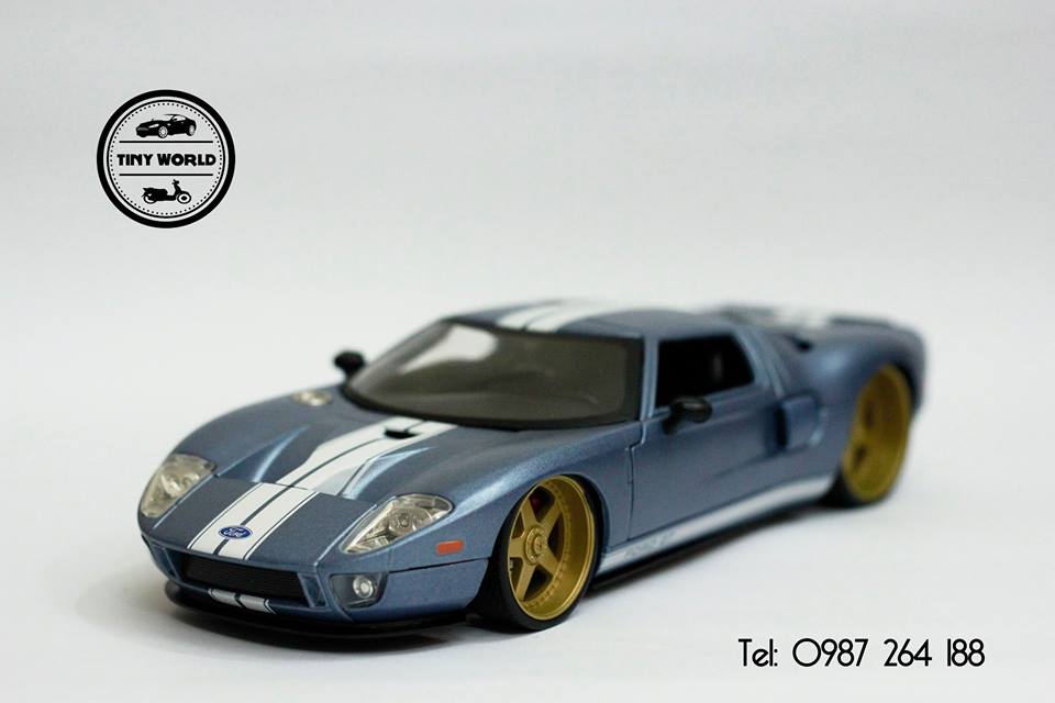 MÔ HÌNH Ô TÔ FORD GT 2005 (XANH) 1:24 JADA