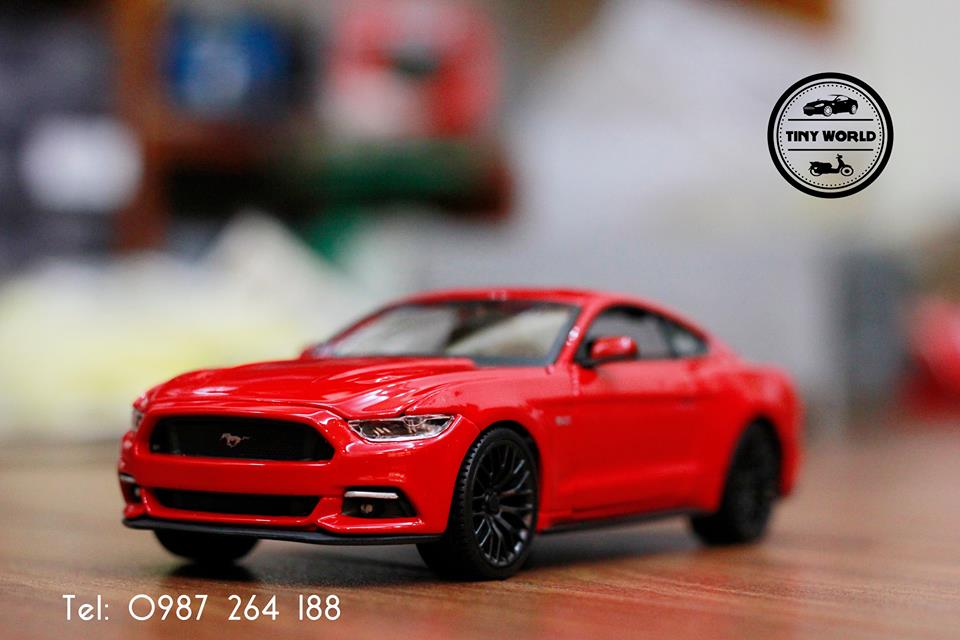 MÔ HÌNH Ô TÔ FORD MUSTANG GT 2015 (ĐỎ) 1:24 MAISTO