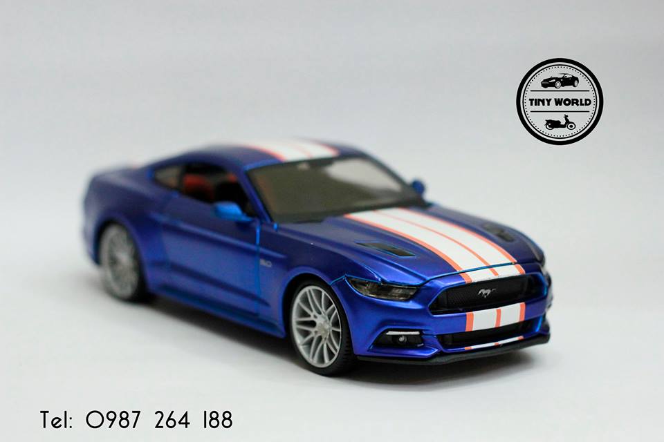 MÔ HÌNH Ô TÔ FORD MUSTANG GT 2015 (XANH) 1:24 MAISTO