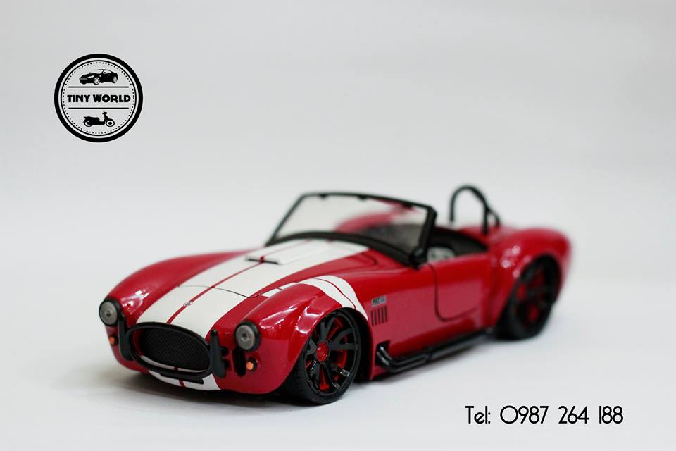 MÔ HÌNH Ô TÔ SHELBY COBRA 427 1965 (ĐỎ) 1:24 JADA