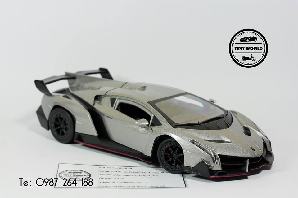 LAMBORGHINI VENENO (XÁM) 1:24 MZ