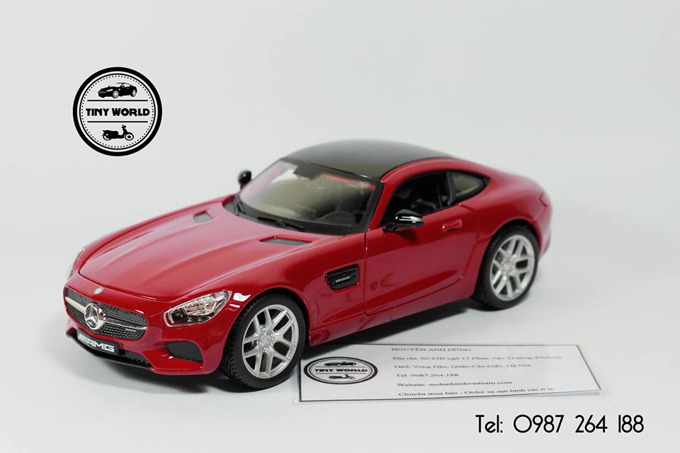 MÔ HÌNH Ô TÔ MERCEDES-BENZ AMG GT (ĐỎ) 1:24 MAISTO