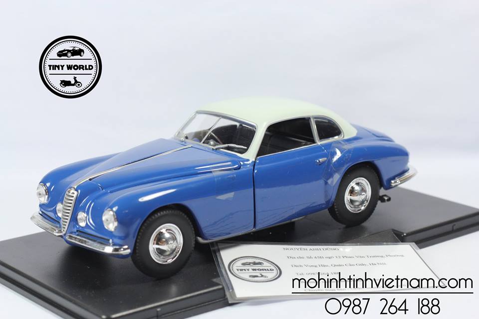 MÔ HÌNH Ô TÔ ALFA ROMEO 6C 2500 SS-1949 (XANH) 1:24 WHITEBOX