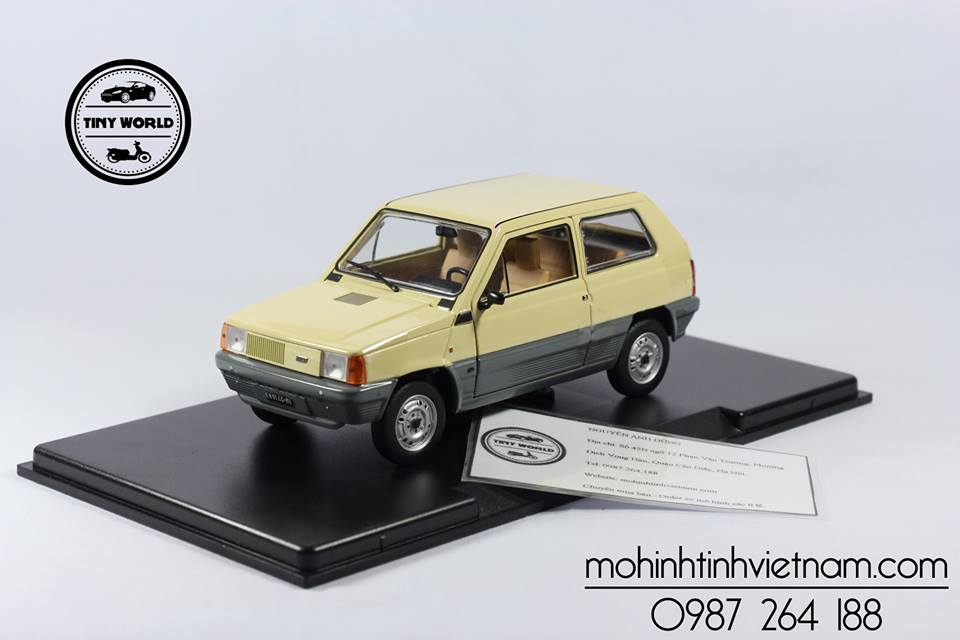 MÔ HÌNH Ô TÔ FIAT PANDA 30 1980 (TRẮNG) 1:24 WHITEBOX