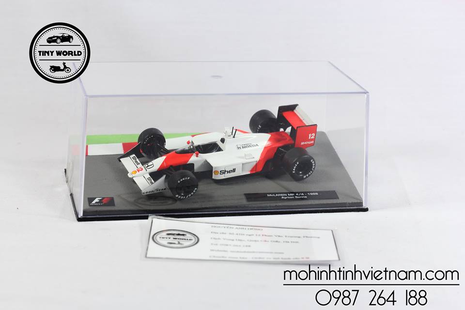 MÔ HÌNH Ô TÔ MCLAREN MP 4 1988 (TRẮNG) 1:43 IXO