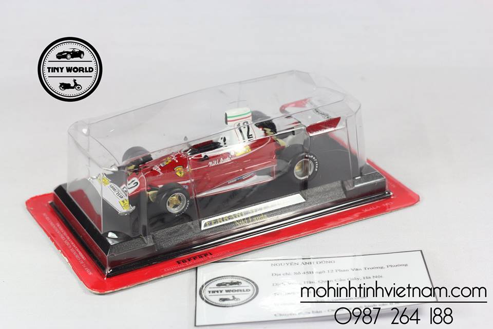 MÔ HÌNH Ô TÔ FERRARI LAUDA1975 312 T (ĐỎ) 1:43 IXO