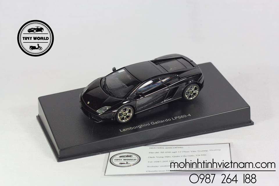 MÔ HÌNH Ô TÔ LAMBORGHINI GALLARDO LP560-4 (ĐEN) 1:43 AUTOART