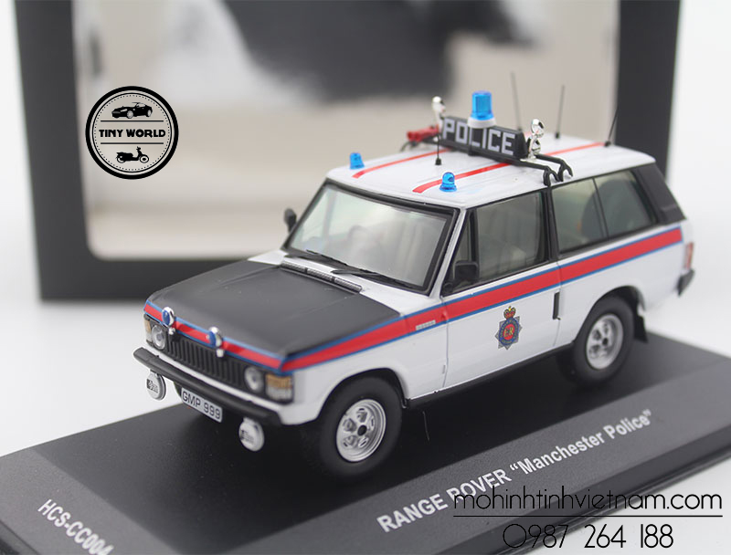 MÔ HÌNH Ô TÔ LAND ROVER RANGE ROVER MANCHESTER POLICE (TRẮNG) IXO