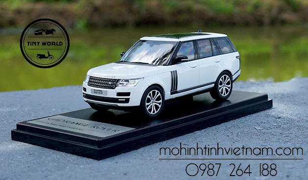 MÔ HÌNH Ô TÔ LAND ROVER RANGE ROVER 1:43 (TRẮNG) LCD