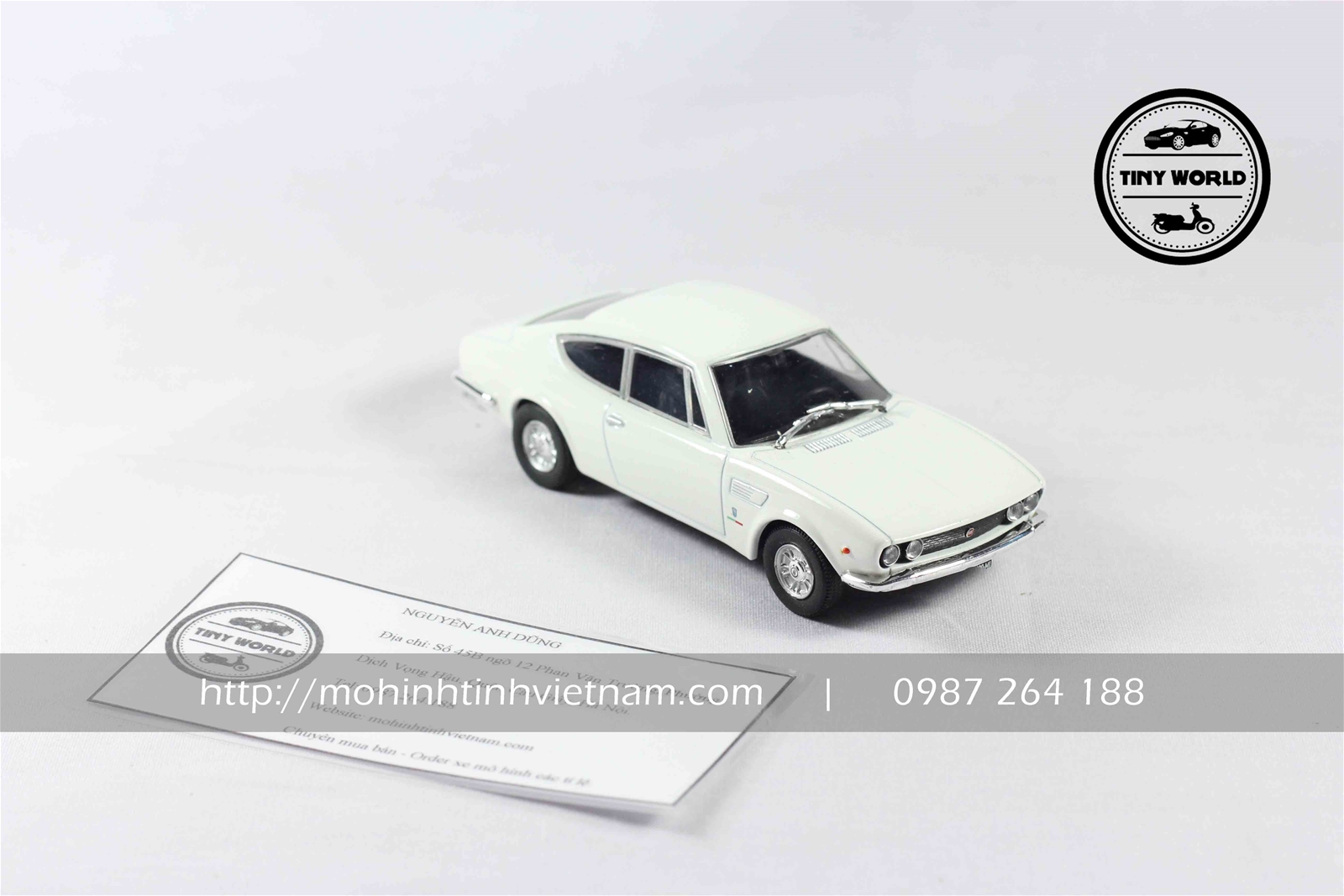 MÔ HÌNH Ô TÔ FIAT DINO COUPE 1969 (TRẮNG) 1:43 NOREV